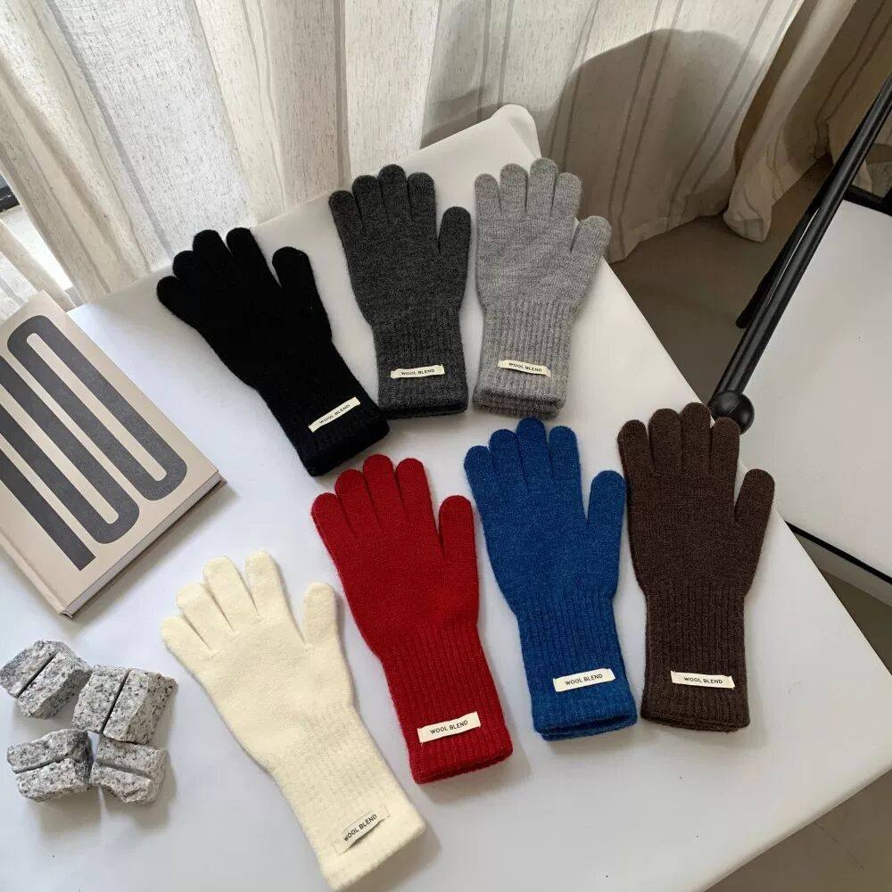 含羊毛保暖手套冬季厚款分指可触屏百搭毛线手套多色骑车秋冬款,服饰配件/皮带/帽子/围巾,手套,淘宝优惠券,粉丝福利购,淘宝优惠卷