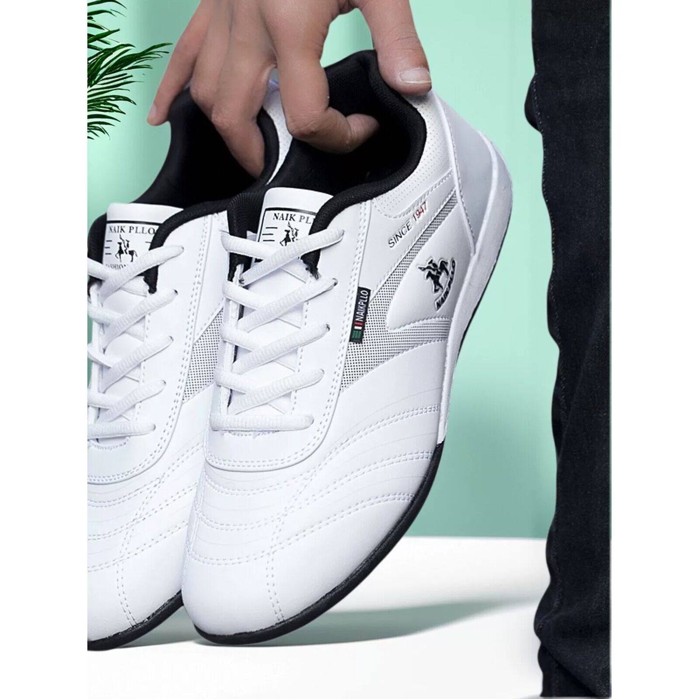 奈客保罗潮鞋子春秋季男新款板鞋防水跑步休闲运动鞋舒适单鞋百搭,流行男鞋,时尚休闲鞋,淘宝优惠券,粉丝福利购,淘宝优惠卷