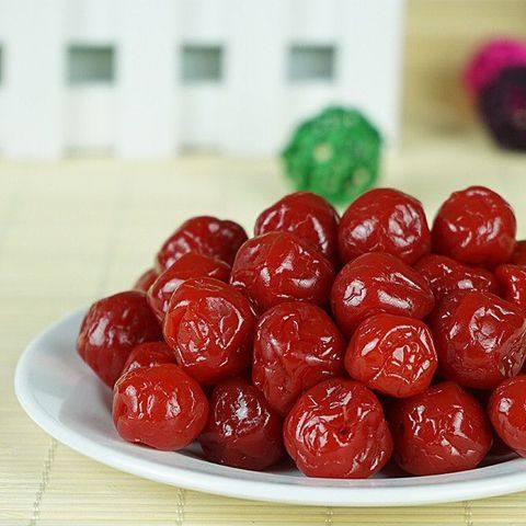 车厘子干樱桃干梅子李果话梅肉果干休闲零食