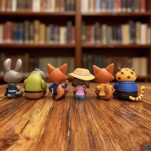 疯狂动物城盲盒狐狸尼克朱迪手办公仔周边玩偶桌摆件儿童玩具礼物