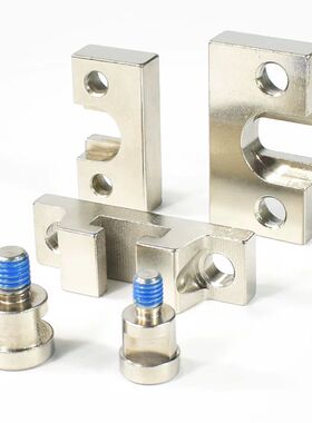 SMC型气缸辅件CDQ2B气动接头YU-03/05/08/10安装配件YA/YB-03/05/