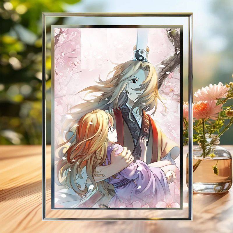 狐妖小红娘周边王权富贵清瞳水晶相框摆台来图定制送同学朋友礼物,家居饰品,相框/画框,淘宝优惠券,粉丝福利购,淘宝优惠卷