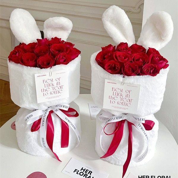 创意花束香皂花情人节仿真花成品一整套送女朋友闺蜜同学生日礼物