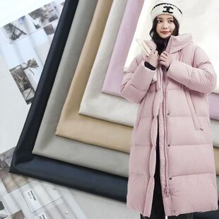 做羽绒服专用面料轻薄超软羽绒服专用布料零压马甲便衣袄儿童20D