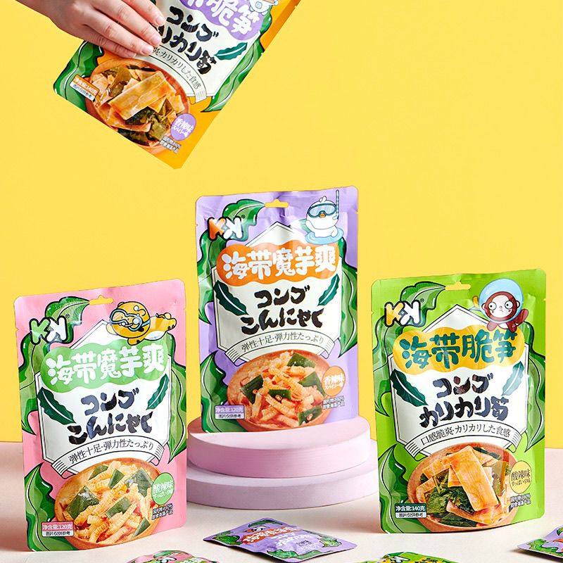 超友味海带脆笋魔芋爽酸辣香辣下饭菜休闲零食即食酸辣追剧小零食