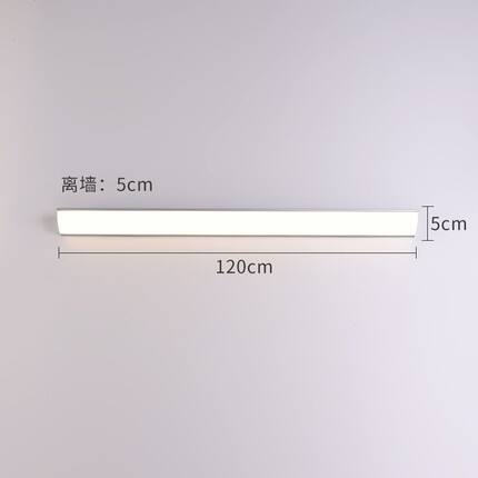 LED长条现代简约壁灯客厅卧室过道阳台入户门灯室内超亮挂墙壁灯