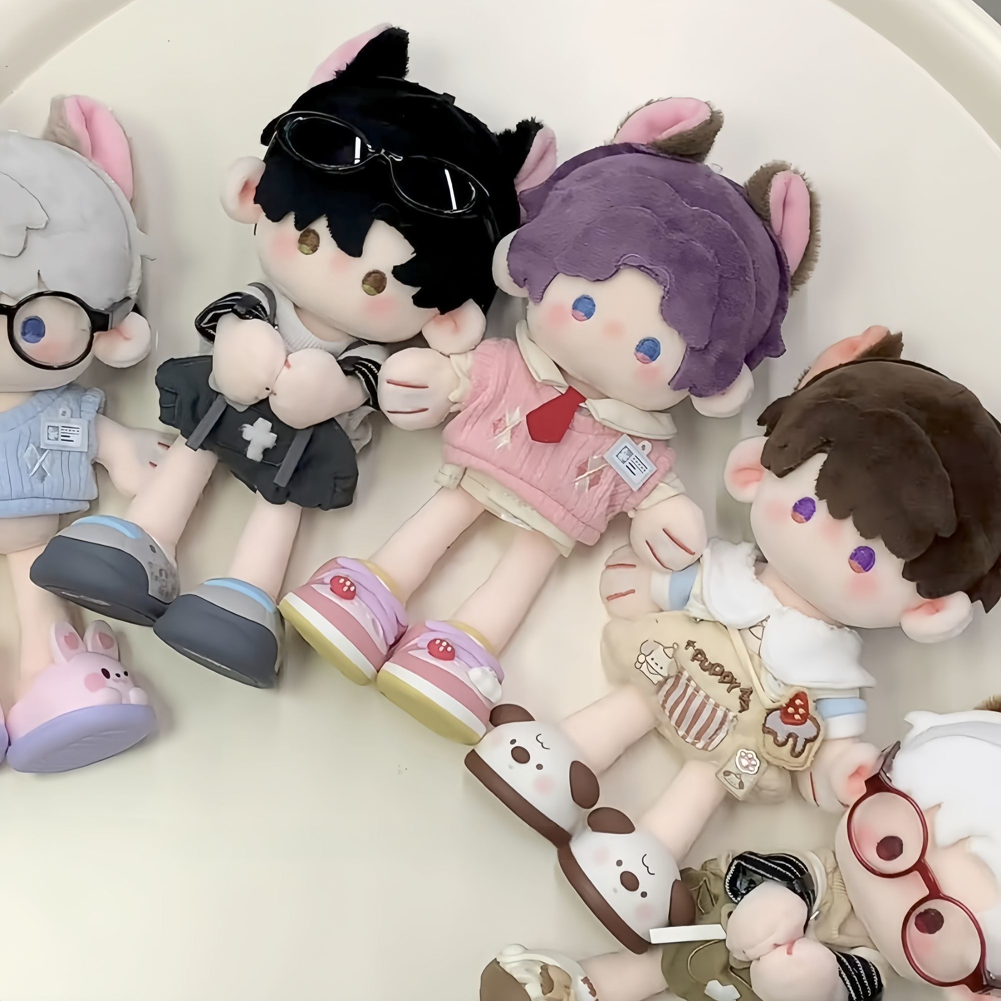 恋与深空同人15cm捶锤体棉花娃娃祁煜黎深沈星回秦彻夏以昼包邮