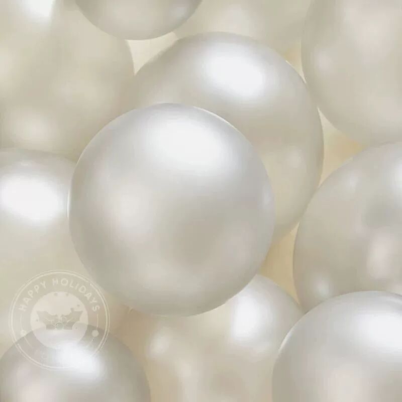 20pcs/Set Gold White Balloons Party Theme Latex Baloon Garla