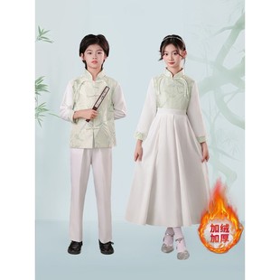 元旦儿童演出服男女童合唱表演服中小学生演讲朗诵主持人演出服装