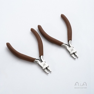 手工珠宝钳子高压锅定位珠按扣按压专用钳串珠diy首饰品辅助工具