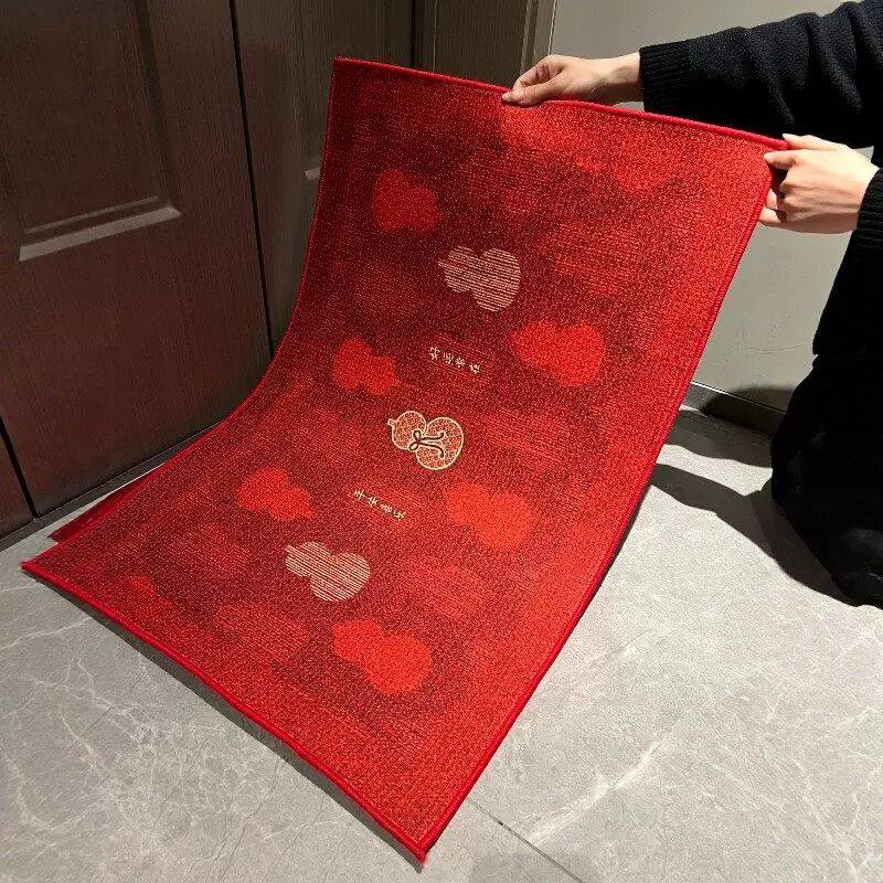 马年入户门地垫门口脚垫丝圈耐脏防滑家用玄关喜庆蹭脚门垫2026新,居家布艺,入户地垫,淘宝优惠券,粉丝福利购,淘宝优惠卷