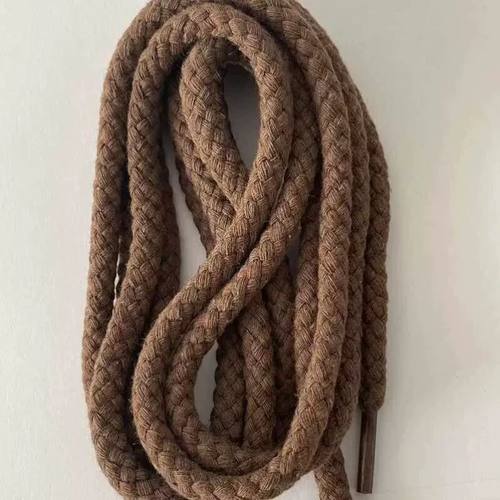 男士运动裤腰带绳加长加粗棉麻绳米色休闲短裤头抽绳打结卫衣绳女