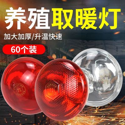 加厚麻点养殖保温灯泡防水防爆红外线灯泡取暖灯泡仔猪保暖灯泡