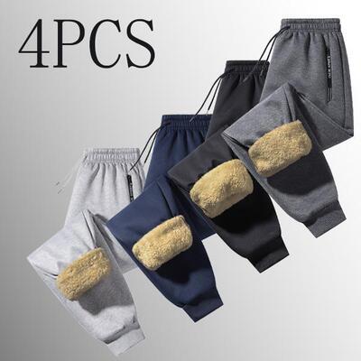 4 Pack Mens Casual Warm Fleece