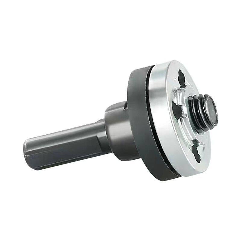 手电钻转换头变角磨机连接杆转接头10mm切割抛光夹头木工锯片配件