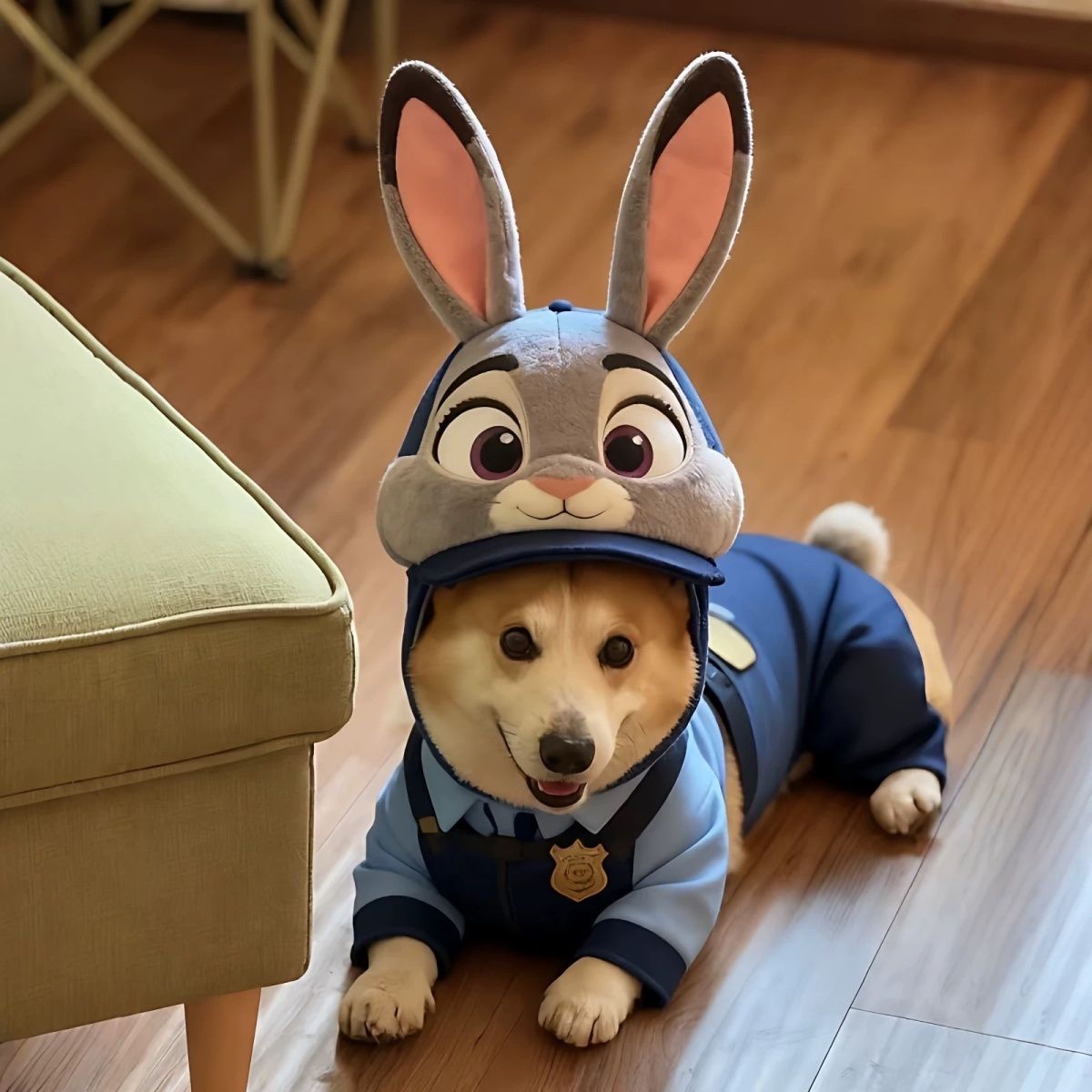 疯狂动物城宠物衣服冬季外出服