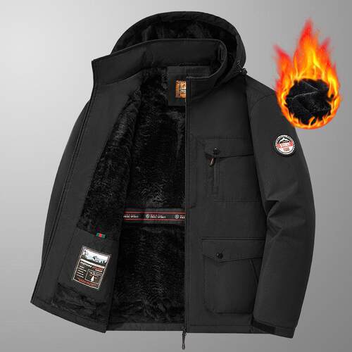 Men's Outdoor Tactical Jacket Multiple Pockets Stand Collar