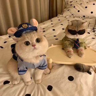 尼克狐狗狗衣服疯狂动物城宠物衣服狗狗冬季cosplay朱迪尼克可爱