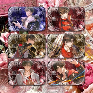 全职高手叶修周边荣耀高手精美双闪吧唧方形徽章挂饰收藏礼物摆件