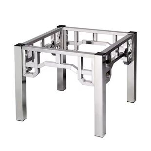 四方桌脚架不锈钢桌腿支架餐桌架桌子架空架子底座桌面使用岩板大