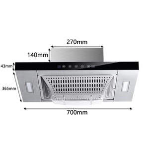 小型抽油烟机顶吸式600/700mm宽公寓小户尺寸迷你出租房用油烟机
