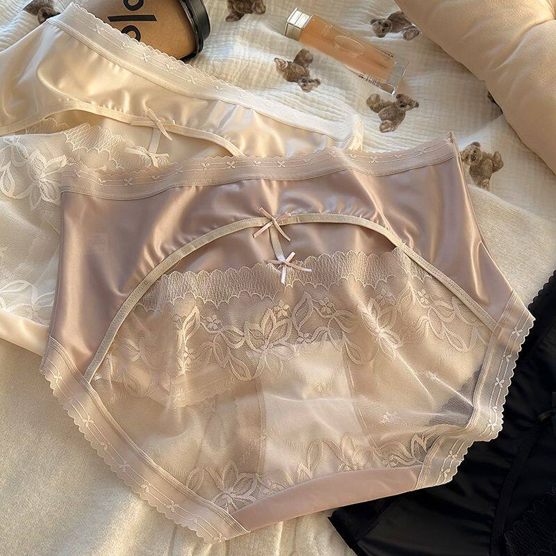 新款性感纯欲风美少女胖妹妹中腰大码200斤女士内裤女抑菌透气ins