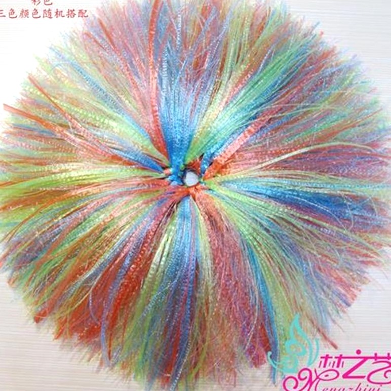 比赛专用尼龙塑料丝线大人幼儿园毽子儿童小学生手工带绳耐踢毛