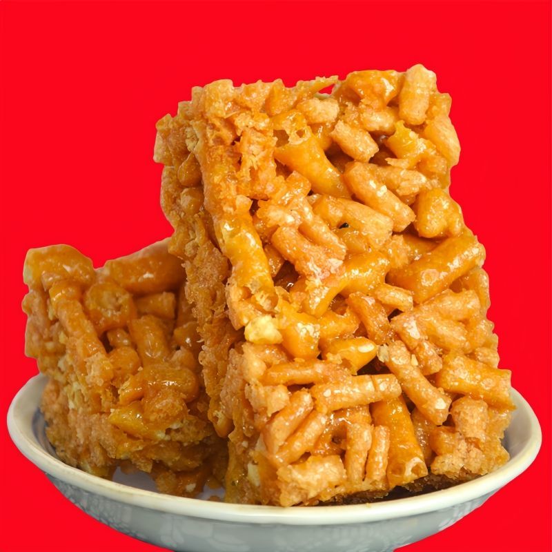 老式沙琪玛长条硬脆蛋黄糕点传统怀旧零食整箱休闲特产批发