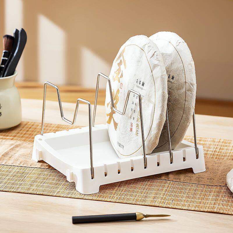 放茶饼的架子普洱茶家用茶叶茶盒摆放置物架架托展示支架功夫茶具