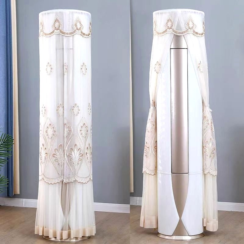 空调罩套柜机圆形圆柱格力客厅美的海尔柜式奥克斯立式空调防尘罩