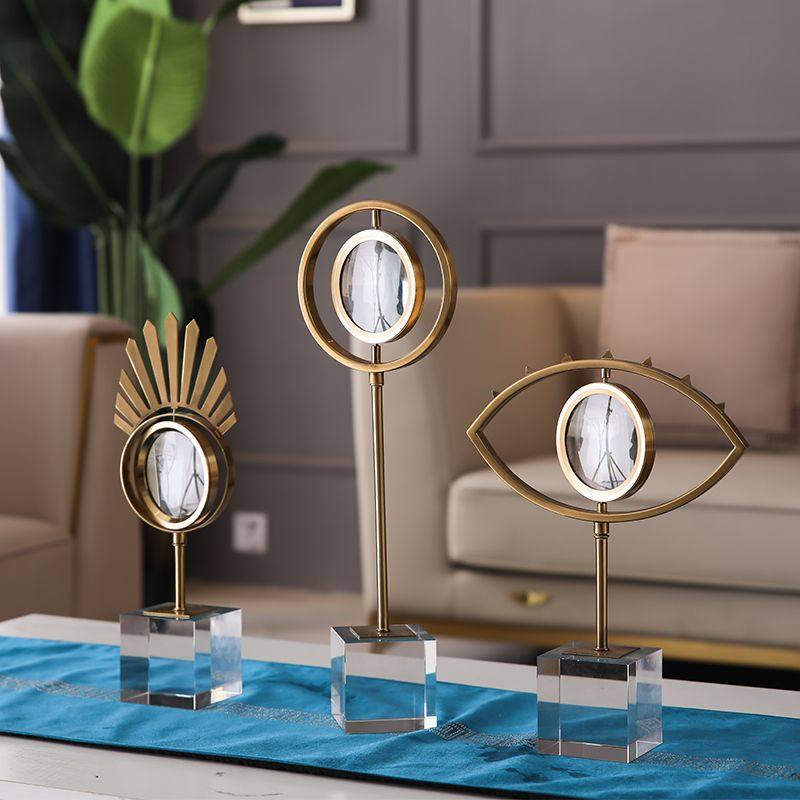 欧式水晶摆件客厅软装书柜办公室玄关轻奢北欧简约家居装饰品摆件,家居饰品,装饰摆件,淘宝优惠券,粉丝福利购,淘宝优惠卷