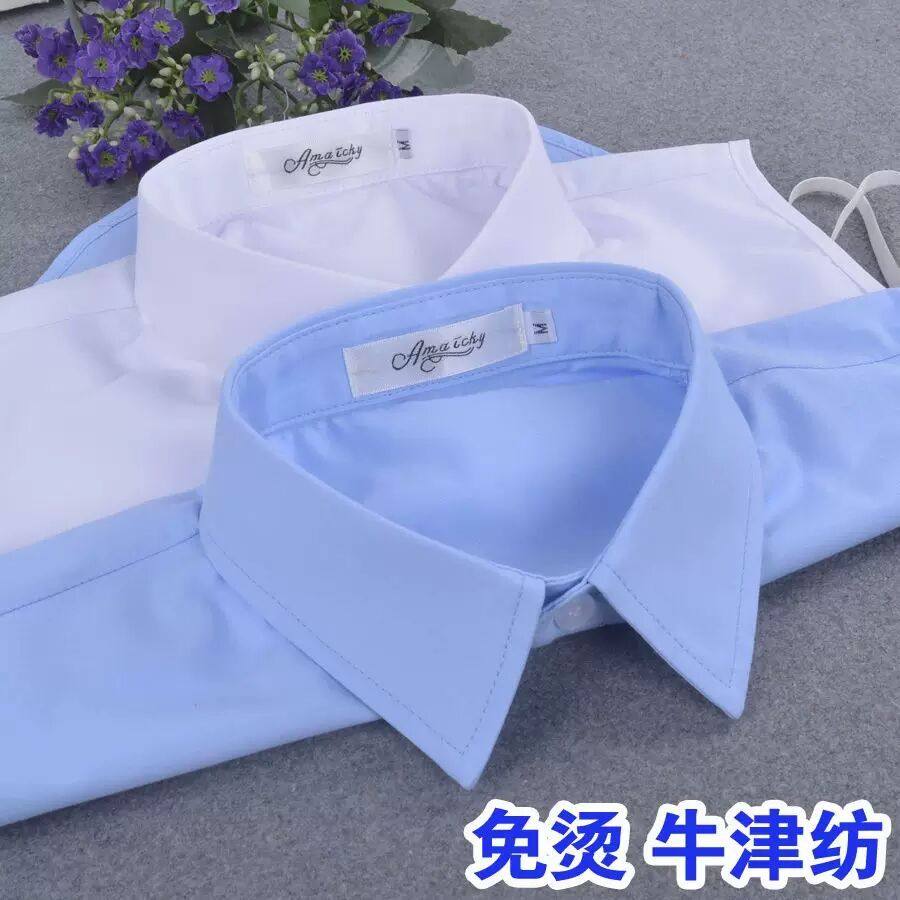 百搭毛衣装饰假领子高端职业正装衬衫衣领牛津纺纯棉男女秋冬免烫