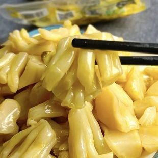 温州特产开胃菜花梗鲜嫩爽脆花菜梗温州酒席宴席冷盘凉菜酒店乡厨