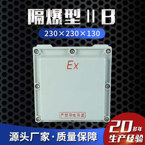 防爆配电箱多规格防爆控制箱隔爆型ⅡB 230×230×130防爆接线箱