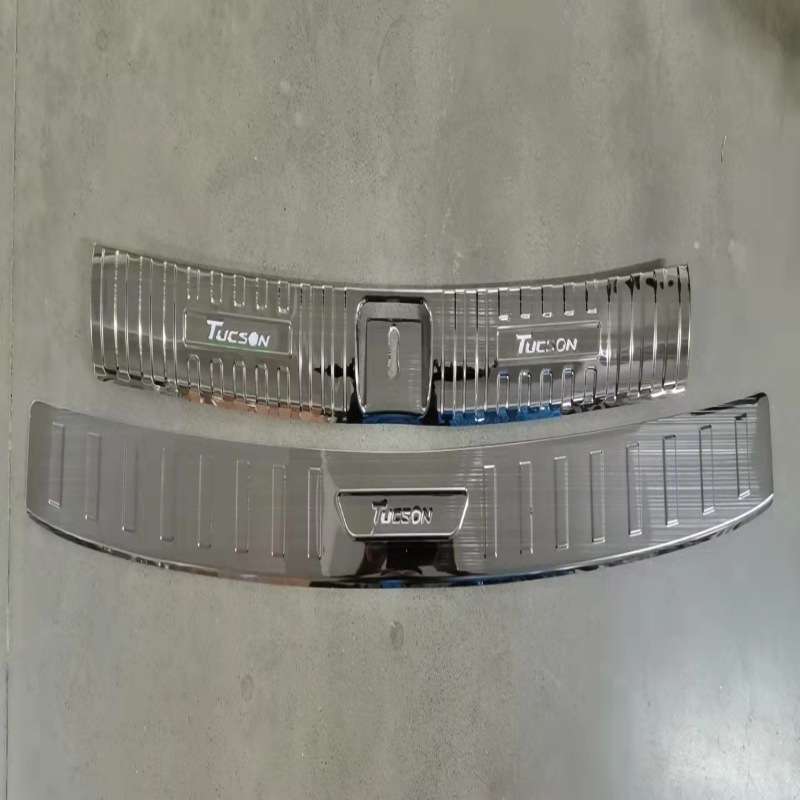 适用现代途胜改装饰专用不锈钢门槛条迎宾踏板后备箱护板防划防刮