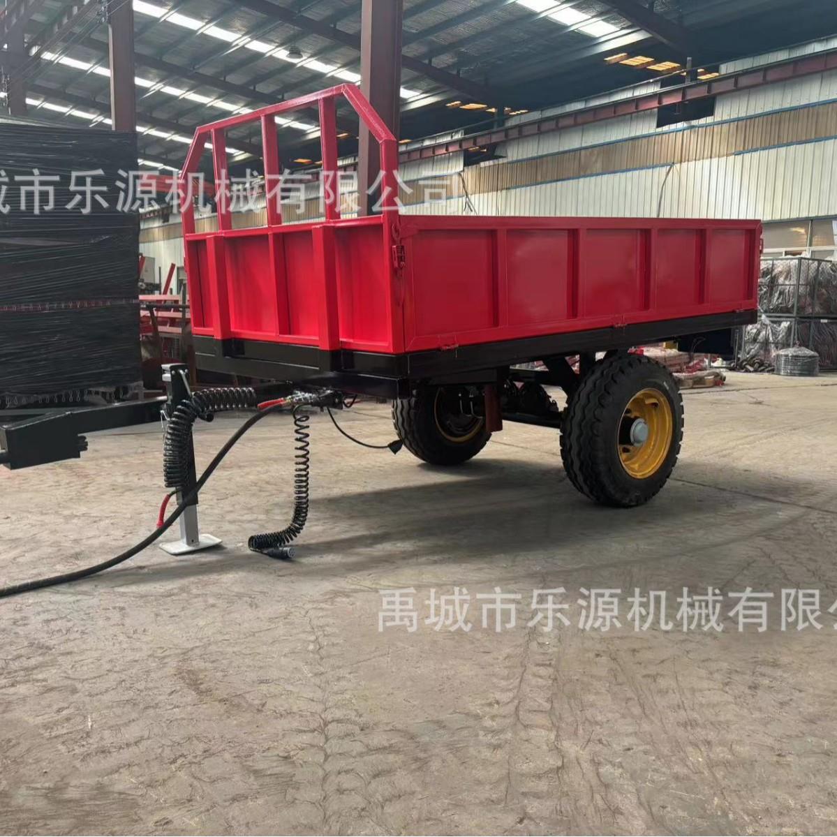 农用拖车拖斗非洲出口农用挂车液压液压自卸拖斗实力源头工厂