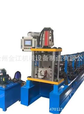 加工K型天沟滚压成型机 金属雨水槽落水管机 水槽压瓦机设备
