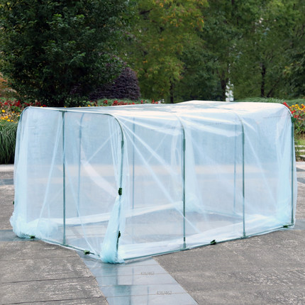 家用室外花房暖房户外阳台庭院方形组装冬季花卉保温蔬菜防冻暖棚