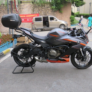 赛400尾架尾箱架R350尾翼靠背改装 赛250双缸 适用赛350