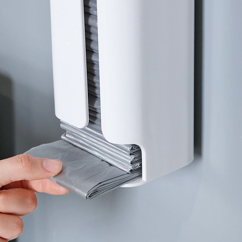 塑料袋收纳厨房方便袋收集器袋子抽取整理储物盒壁挂垃圾袋收纳盒