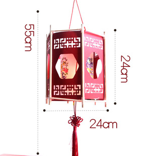 传统走马灯跑马灯灯笼diy材料包蜡烛可转动元旦亲子科学手工