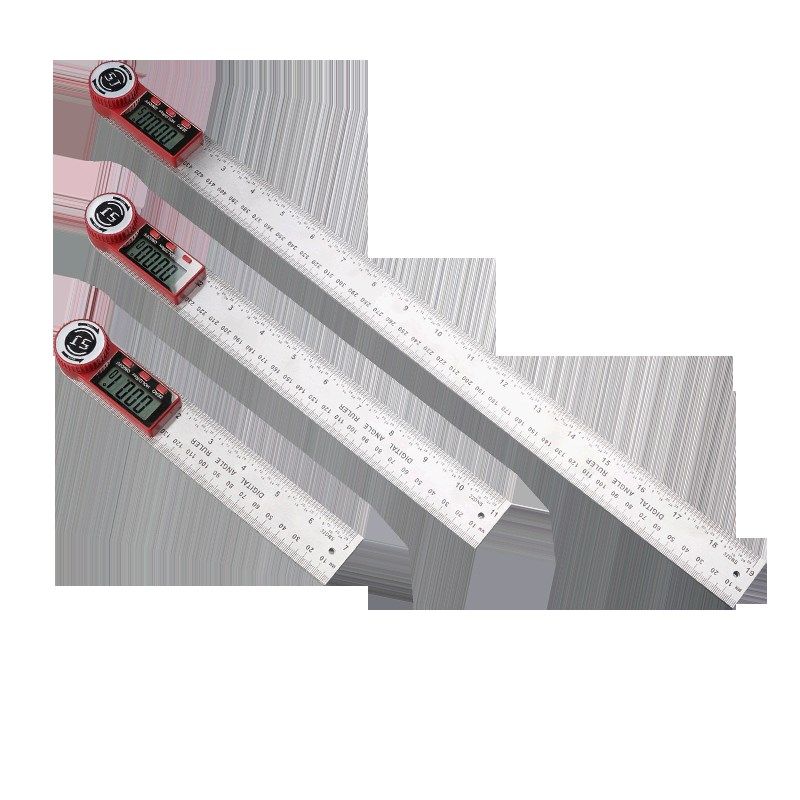 电子数显角度尺高精度万用尺子多功能木工90度45工业量角器测量仪