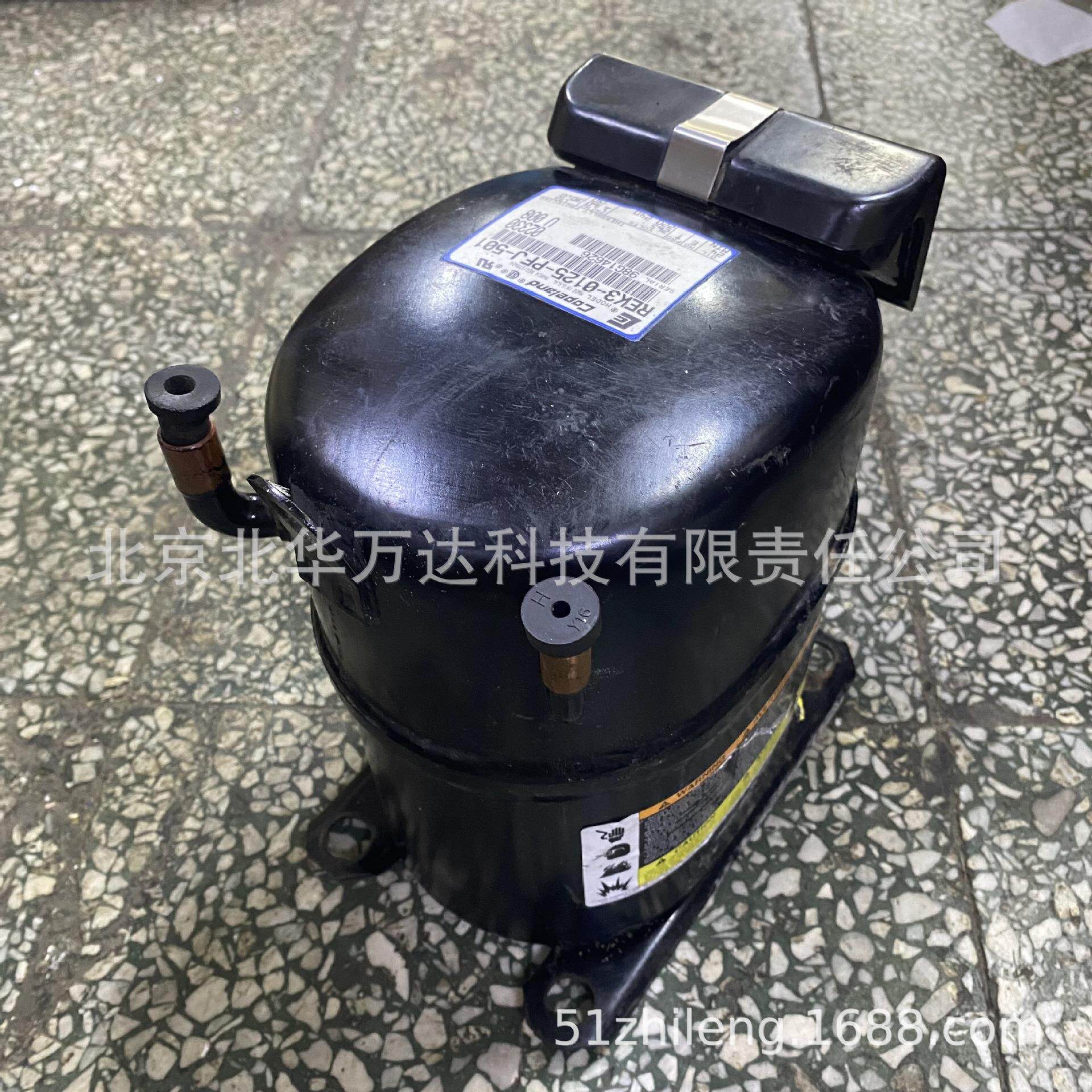 活塞3匹 制冷压缩机 REK3-0125-PFJ-501 220v 焊口压缩机制冷