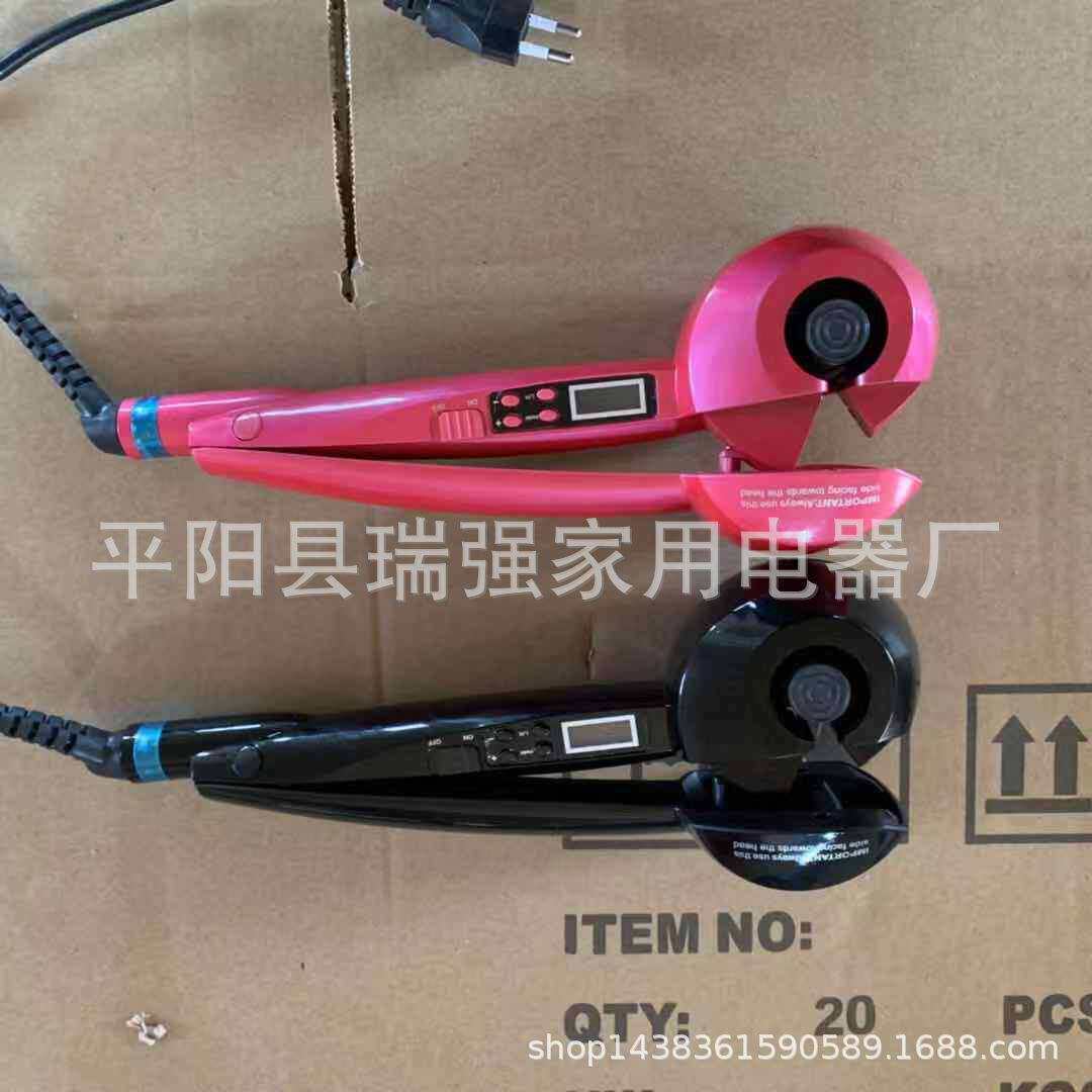 液晶全自动卷发器 蜗牛LCD温度显示卷发器 电动拳头卷发便携