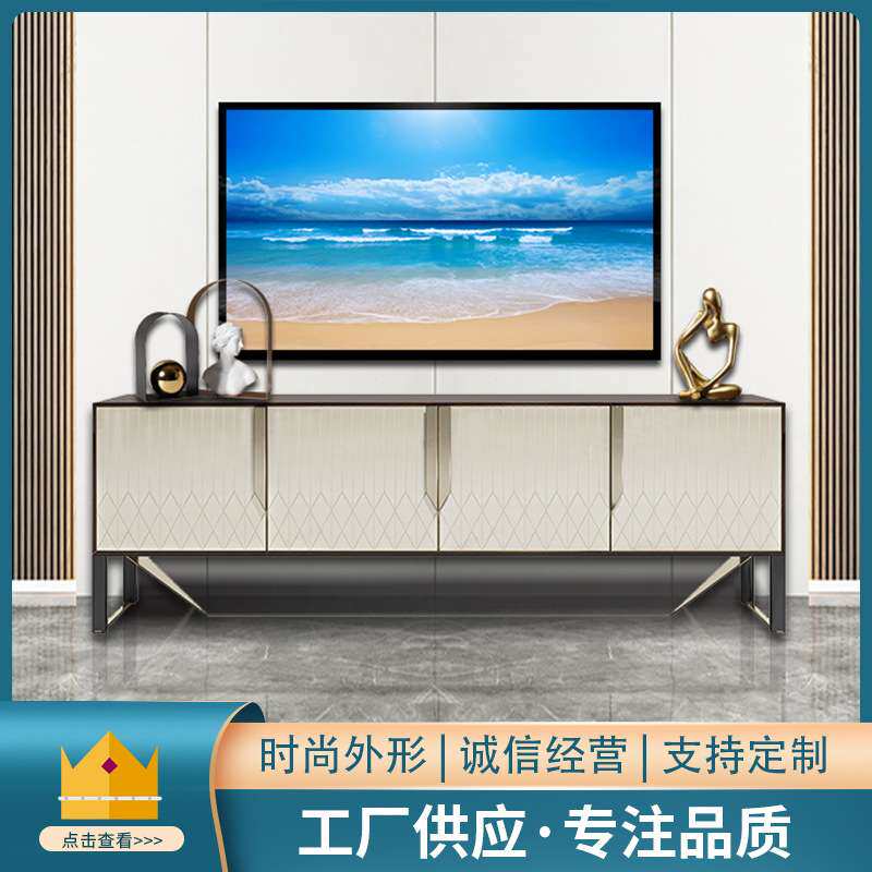 电视柜餐边柜实木柜子不锈钢柜设计师产品装饰柜柜类家具意式极简
