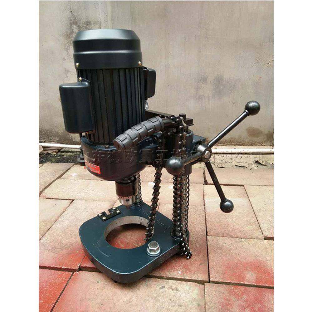 链条式管道开孔机 小型金属管钢管钻眼机 便携式钢板铁板打孔机,鲜花速递/花卉仿真/绿植园艺,割草机/草坪机,淘宝优惠券,粉丝福利购,淘宝优惠卷