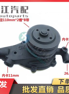 冲冠英田南骏小福星宝石货车农用车拖拉机YT4100/4102发动机水泵