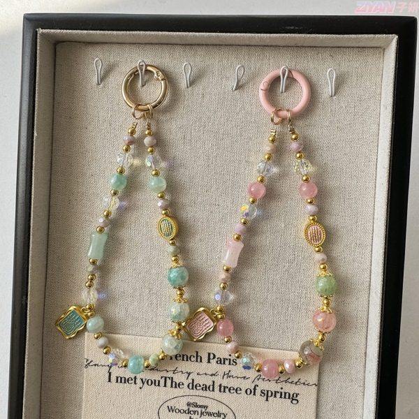 Clove 2024新中式手机链条串珠高级感水晶珠子链书包钥匙挂件国风,饰品/流行首饰/时尚饰品新,链条,淘宝优惠券,粉丝福利购,淘宝优惠卷