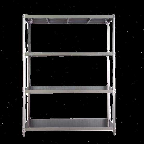 不锈钢货架四层厨房置物架落地储物收纳架整理锅架微波炉架子定做