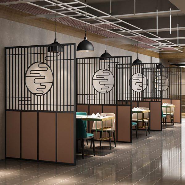 现简约屏风卡座围栏铁艺饭店餐厅火锅店小包间镂空隔断装饰墙,商业/办公家具,护理屏风,淘宝优惠券,粉丝福利购,淘宝优惠卷